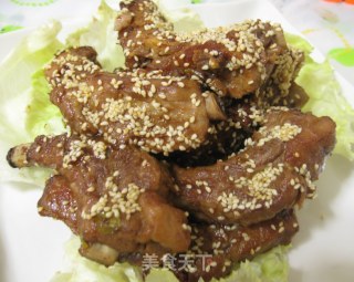 香酥芝麻排骨的做法