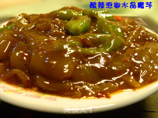 【川菜】——酸辣泡椒水晶魔芋的做法