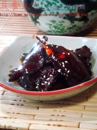 四川麻辣牛肉干的做法