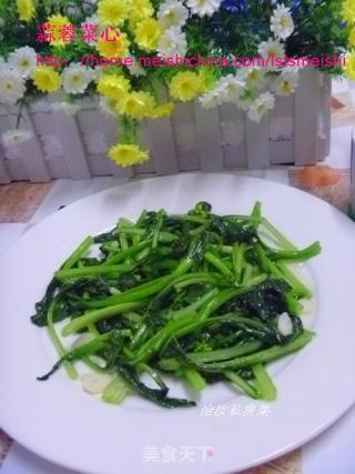 【家庭快手小炒】蒜蓉菜心的做法
