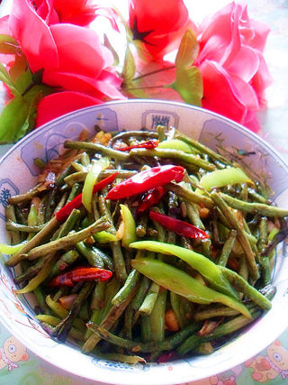 【川菜】干煸豇豆的做法