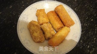 美味面包香蕉卷