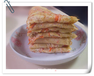 胡萝卜鸡蛋饼的做法