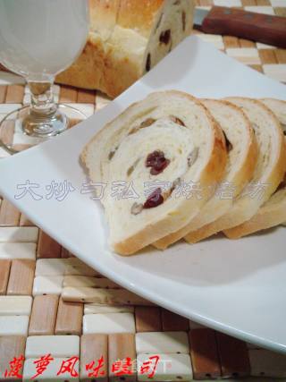 菠萝风味吐司的做法