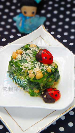 麻酱菠菜墩的做法