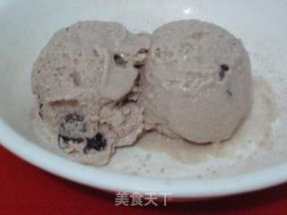 蛋清咖啡可可蔓越莓冰激凌