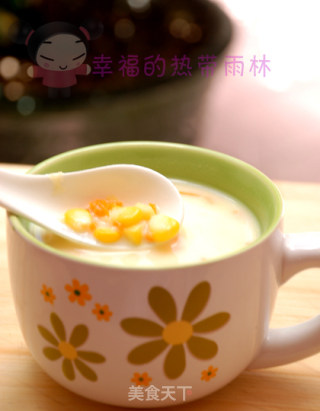 椰汁玉米甜汤的做法