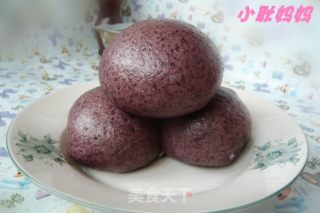黑米馒头的做法
