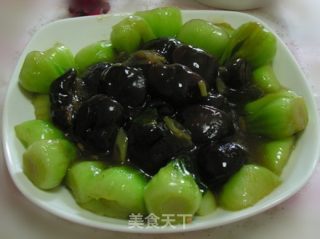 香菇扒油菜的做法