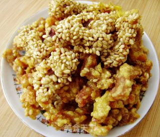 炸芝麻里脊的做法