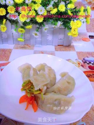 三丝蒸饺的做法