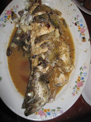 【鲁菜】油焖鲈鱼