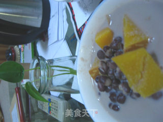 豆浆南瓜红豆汤的做法