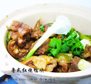 一道非传统的鲁式官府菜------红烧鸭块（包含能使鸭肉更加软嫩的方法）的做法