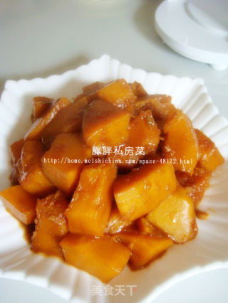 【鲁菜】--酱烧南瓜