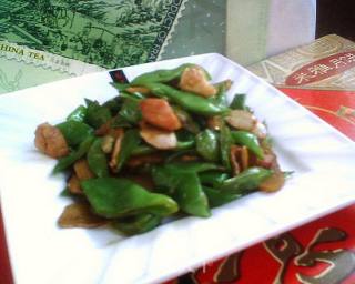 仔姜煸扁豆的做法