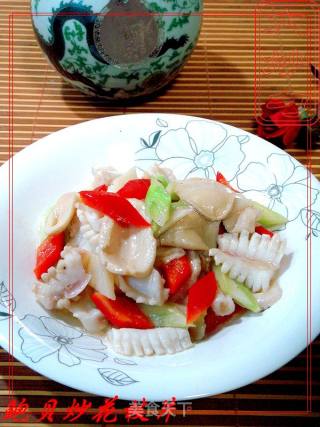 岭南小炒“鲍贝炒花枝片”的做法
