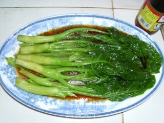 【粤菜】家常白灼芥蓝的做法