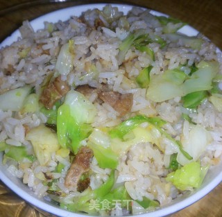 【粤菜】--包菜炒冷饭的做法