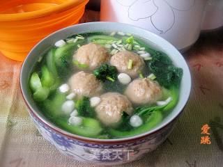 牛肉丸青菜汤的做法