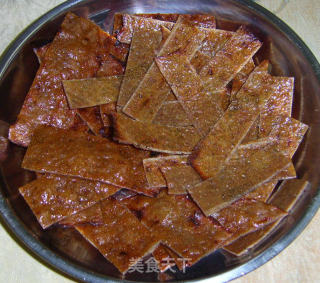 蜜汁黑胡椒猪肉脯的做法