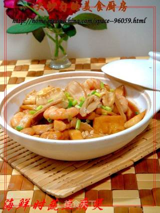 海鲜时蔬豆腐煲