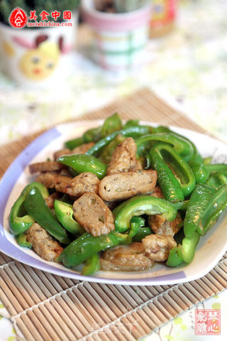 【粤菜】青椒鱼饼