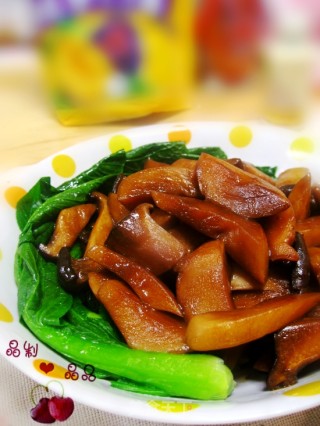 【粤菜】蚝油烧素鲍的做法