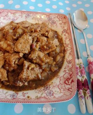 【粤菜】黑椒牛肉片