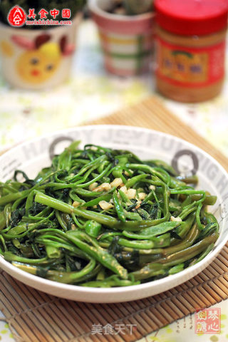 【粤菜】椒丝腐乳炒通菜的做法