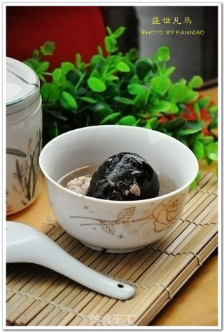 皮蛋肉饼汤的做法