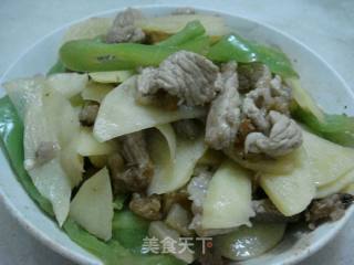 土豆炒肉片的做法
