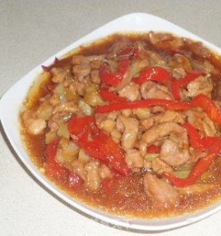 葱香肉丝的做法