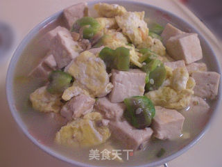 丝瓜豆腐的做法