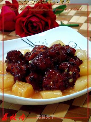 闽菜传统焦溜小炒“荔枝肉”