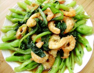海米油菜的做法