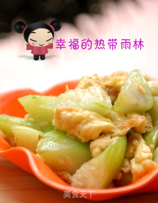 丝瓜炒蛋的做法
