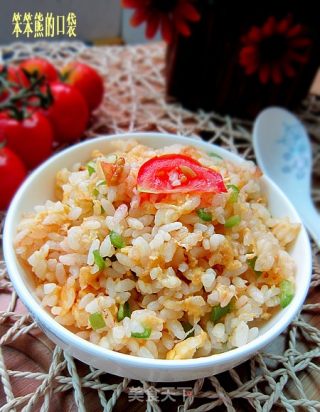 小番茄青椒炒饭