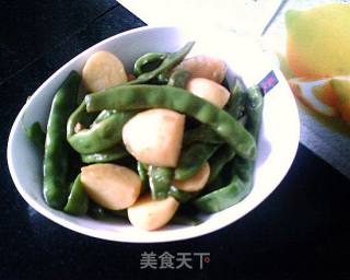 土豆炖豆角的做法