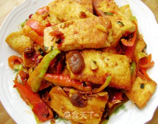 回锅家常豆腐的做法