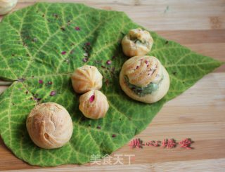 抹茶乳酪泡芙的做法