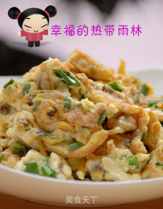 蛤蜊炒蛋的做法
