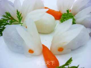船点【玉兔】的做法