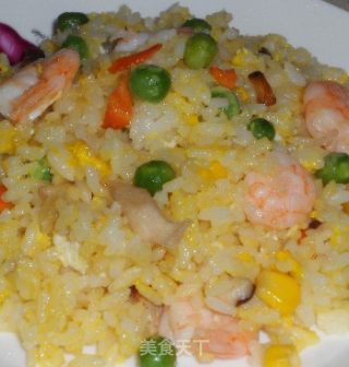 五彩炒饭(扬州炒饭)