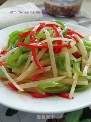 【珍惜今天的爱】酸辣土豆丝的做法