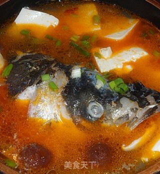 红汤砂锅豆腐的做法