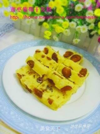 【苏菜】蜜枣葡萄干发糕的做法