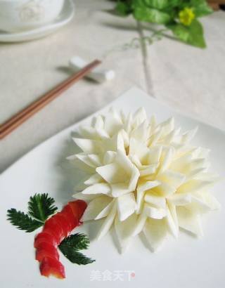 鲜花般的美食----丽花茭白的做法