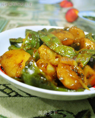 家常素菜——土豆烧豆角的做法