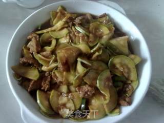 西葫芦炒肉片的做法